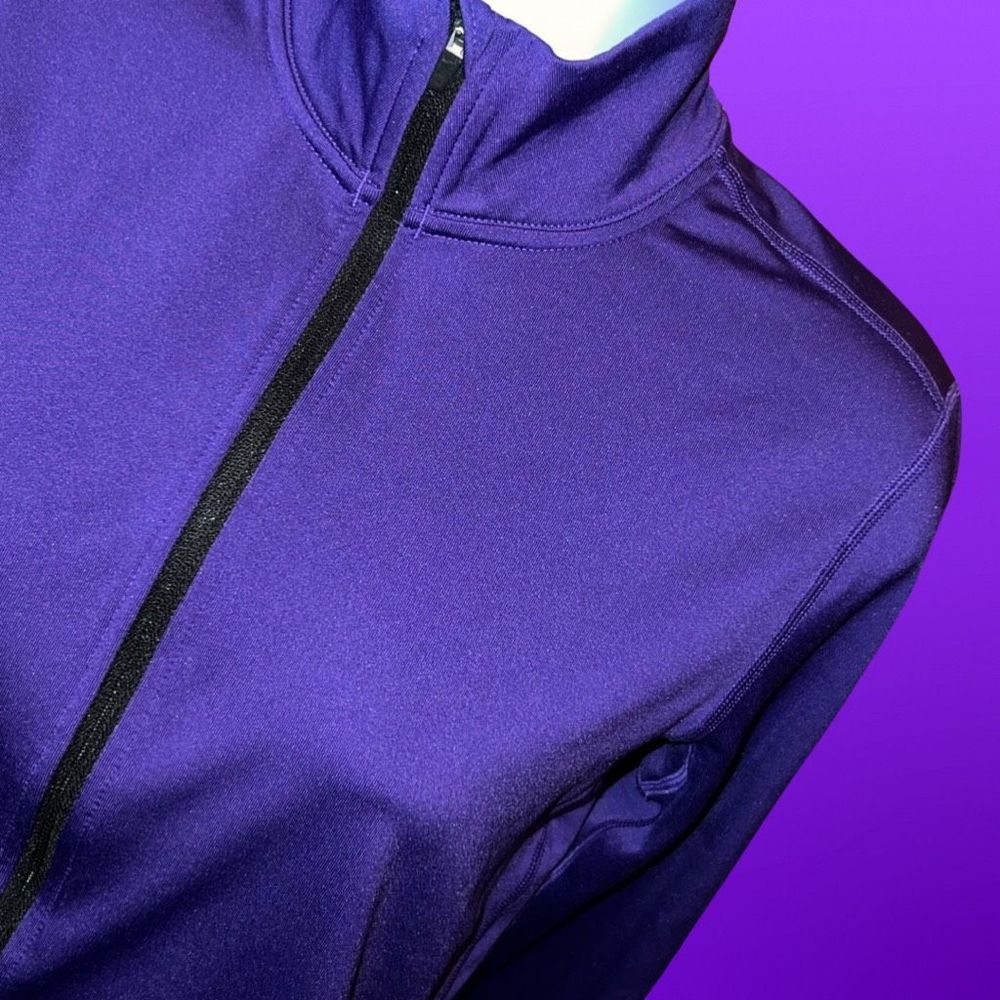 Nike Women's Purple Full-Zip Sweatshirt